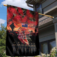 New Zealand ANZAC Day Garden Flag Forever in My Thoughts