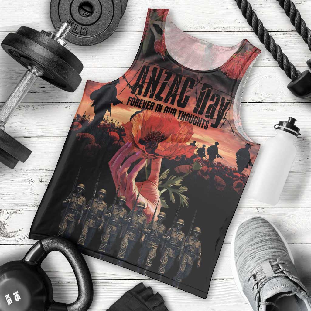 New Zealand ANZAC Day Men Tank Top Forever in My Thoughts