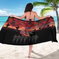 New Zealand ANZAC Day Sarong Forever in My Thoughts LT03 - Polynesian Pride