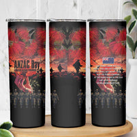 New Zealand ANZAC Day Skinny Tumbler Forever in My Thoughts LT03 - Polynesian Pride