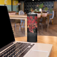 New Zealand ANZAC Day Skinny Tumbler Forever in My Thoughts LT03 - Polynesian Pride