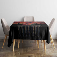 New Zealand ANZAC Day Tablecloth Forever in My Thoughts