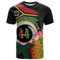 Vanuatu Selebretem 44th Indipendens Dei T Shirt Sand Drawing Turtle Melanesian Vibes LT03 Black - Polynesian Pride
