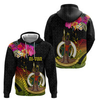 Vanuatu Ni-Van Hoodie Coat of Arms Sand Drawing