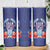 Guam Liberation Day Skinny Tumbler The Tribal Latte Stone and Dolphins with Hibiscus Chamorro Culture