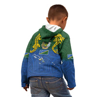 Solomon Islands Kid Hoodie The Guardians-Tribal Crocodile and Shark Melanesian Tattoo