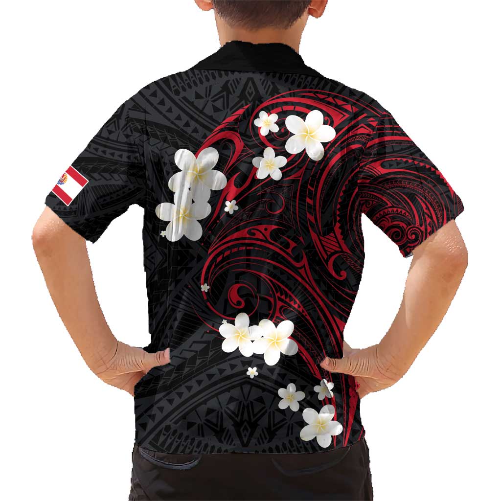 French Polynesia Tiare Day Family Matching Short Sleeve Bodycon Dress and Hawaiian Shirt Seal and Polynesian Pattern LT03 - Polynesian Pride