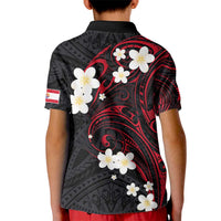 French Polynesia Tiare Day Kid Polo Shirt Seal and Polynesian Pattern LT03 - Polynesian Pride