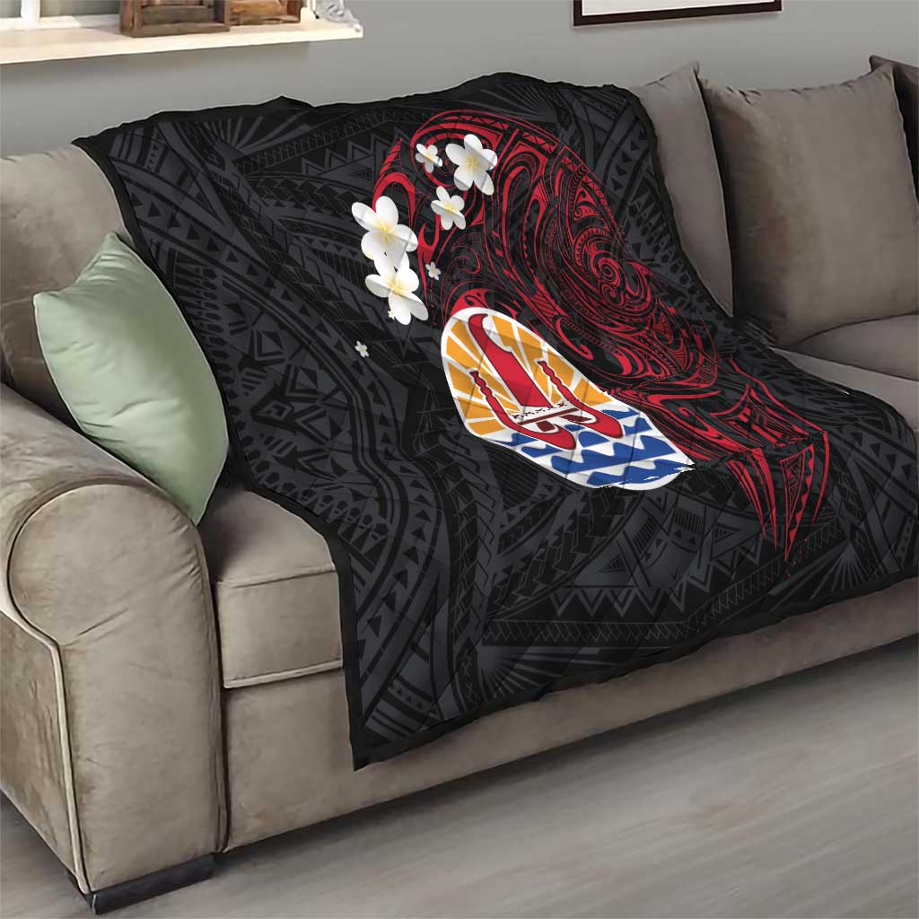 French Polynesia Tiare Day Quilt Seal and Polynesian Pattern LT03 - Polynesian Pride