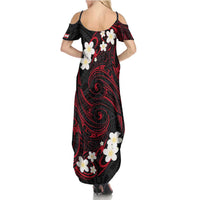 French Polynesia Tiare Day Summer Maxi Dress Seal and Polynesian Pattern LT03 - Polynesian Pride