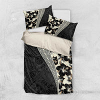 Bula Hibiscus Festival Bedding Set Tapa Pattern Half Style