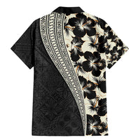 Bula Hibiscus Festival Family Matching Mermaid Dress and Hawaiian Shirt Tapa Pattern Half Style LT03 - Polynesian Pride