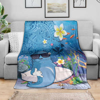 Aloha Hawaiian Monk Seal Blanket Polynesian Tattoo The Ocean and Undersea Vibe