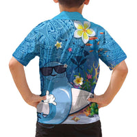 Aloha Hawaiian Monk Seal Family Matching Tank Maxi Dress and Hawaiian Shirt Polynesian Tattoo The Ocean and Undersea Vibe