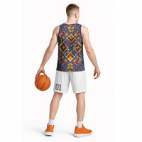 Kolose-Tuvalu Crochet Basketball Jersey with Polynesian and Pacific Tattoos LT03 - Polynesian Pride
