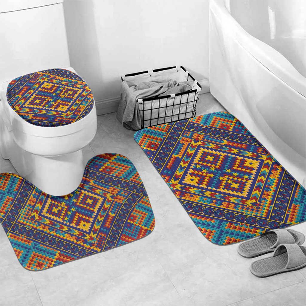 Kolose-Tuvalu Crochet Bathroom Set with Polynesian and Pacific Tattoos - Polynesian Pride
