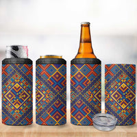 Kolose-Tuvalu Crochet 4 in 1 Can Cooler Tumbler with Polynesian and Pacific Tattoos - Polynesian Pride