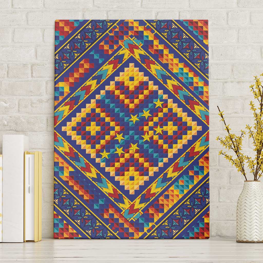 Kolose-Tuvalu Crochet Canvas Wall Art with Polynesian and Pacific Tattoos - Polynesian Pride