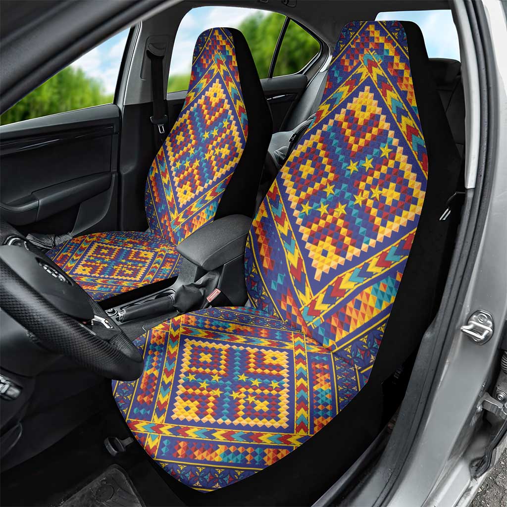 Kolose-Tuvalu Crochet Car Seat Cover with Polynesian and Pacific Tattoos - Polynesian Pride