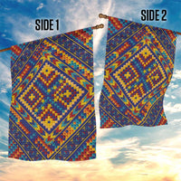 Kolose-Tuvalu Crochet Garden Flag with Polynesian and Pacific Tattoos - Polynesian Pride