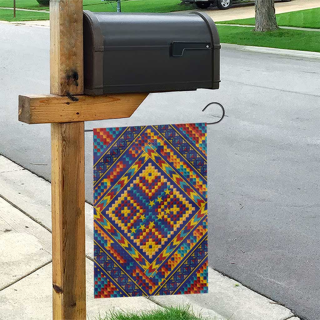 Kolose-Tuvalu Crochet Garden Flag with Polynesian and Pacific Tattoos - Polynesian Pride