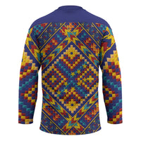 Kolose-Tuvalu Crochet Hockey Jersey with Polynesian and Pacific Tattoos LT03 - Polynesian Pride