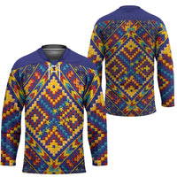 Kolose-Tuvalu Crochet Hockey Jersey with Polynesian and Pacific Tattoos LT03 - Polynesian Pride