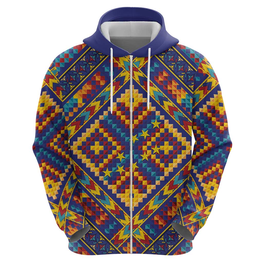Kolose-Tuvalu Crochet Hoodie with Polynesian and Pacific Tattoos - Polynesian Pride
