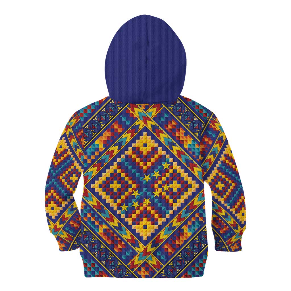 Kolose-Tuvalu Crochet Kid Hoodie with Polynesian and Pacific Tattoos - Polynesian Pride