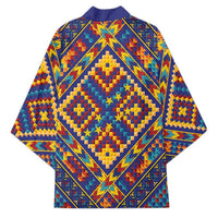 Kolose-Tuvalu Crochet Kimono with Polynesian and Pacific Tattoos LT03 - Polynesian Pride