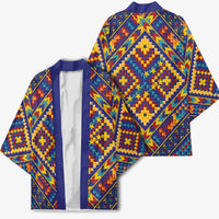 Kolose-Tuvalu Crochet Kimono with Polynesian and Pacific Tattoos LT03 - Polynesian Pride