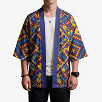 Kolose-Tuvalu Crochet Kimono with Polynesian and Pacific Tattoos LT03 - Polynesian Pride