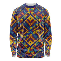 Kolose-Tuvalu Crochet Long Sleeve Shirt with Polynesian and Pacific Tattoos - Polynesian Pride