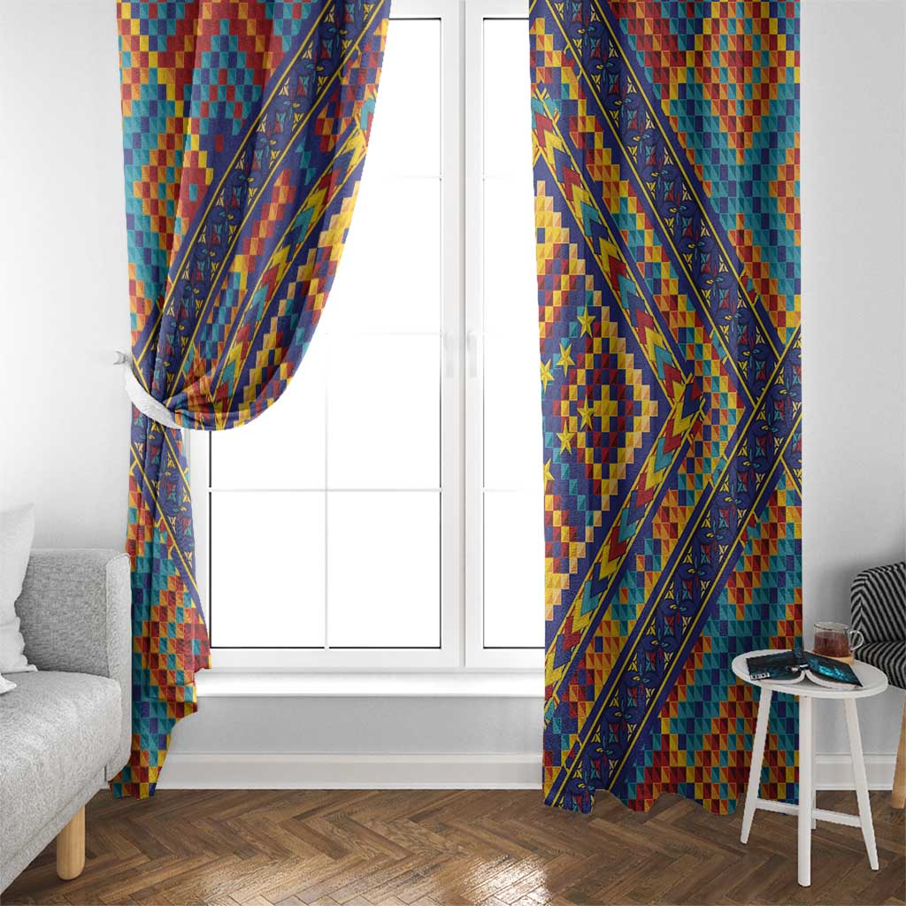Kolose-Tuvalu Crochet Window Curtain with Polynesian and Pacific Tattoos - Polynesian Pride