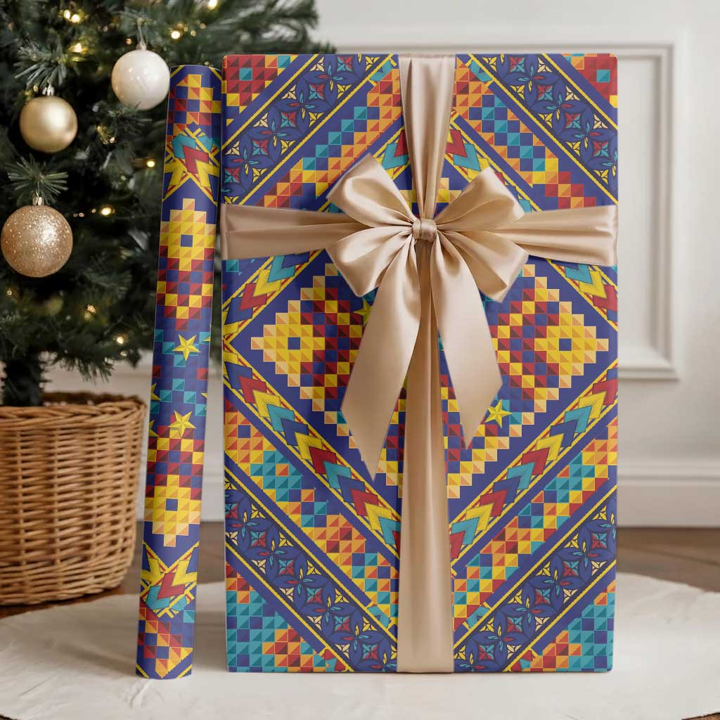 Kolose-Tuvalu Crochet Wrapping Paper with Polynesian and Pacific Tattoos - Polynesian Pride