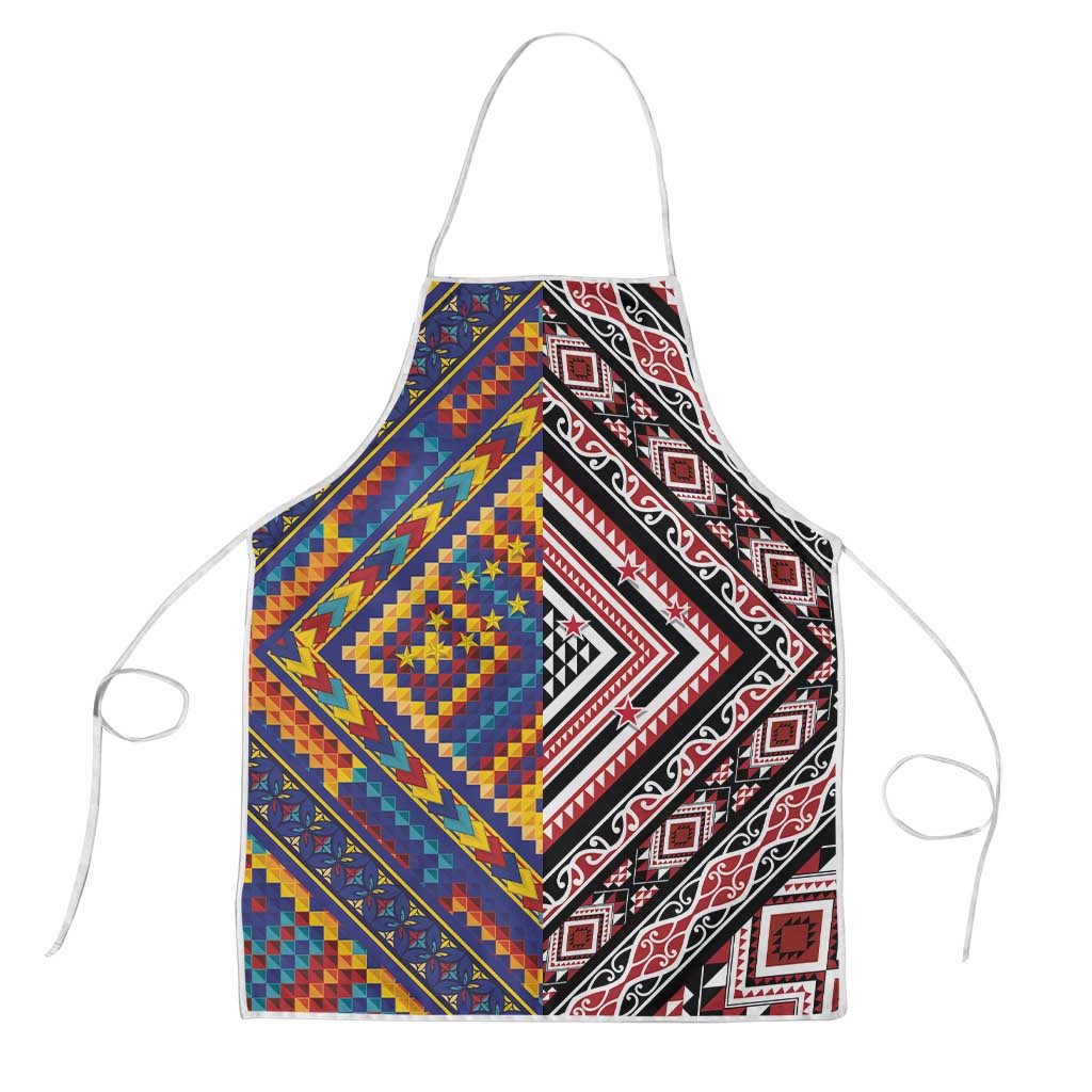Tuvaluan and New Zealand Culture Apron The Art of Kolose and Taniko - Polynesian Pride