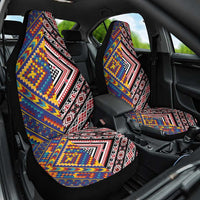 Tuvaluan and New Zealand Culture Car Seat Cover The Art of Kolose and Taniko - Polynesian Pride