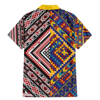 Tuvaluan and New Zealand Culture Family Matching Mermaid Dress and Hawaiian Shirt The Art of Kolose and Taniko - Polynesian Pride