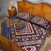 Tuvaluan and New Zealand Culture Quilt Bed Set The Art of Kolose and Taniko - Polynesian Pride