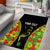 Personalised Vanuatu Running Area Rug Footprint and Hibiscus Polynesian Style