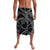 Hawaiian Kakau Art and Hisbiscus Tattoo Lavalava Tribal Pattern-Silver Style - Polynesian Pride