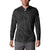 Hawaiian Kakau Art and Hisbiscus Tattoo Button Sweatshirt Tribal Pattern-Black Gradient Style - Polynesian Pride