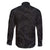 Hawaiian Kakau Art and Hisbiscus Tattoo Family Matching Off The Shoulder Long Sleeve Dress and Hawaiian Shirt Tribal Pattern-Black Gradient Style - Polynesian Pride