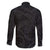 Hawaiian Kakau Art and Hisbiscus Tattoo Family Matching Off Shoulder Short Dress and Hawaiian Shirt Tribal Pattern-Black Gradient Style - Polynesian Pride