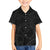 Hawaiian Kakau Art and Hisbiscus Tattoo Family Matching Off Shoulder Short Dress and Hawaiian Shirt Tribal Pattern-Black Gradient Style - Polynesian Pride