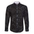 Hawaiian Kakau Art and Hisbiscus Tattoo Family Matching Short Sleeve Bodycon Dress and Hawaiian Shirt Tribal Pattern-Black Gradient Style - Polynesian Pride