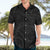 Hawaiian Kakau Art and Hisbiscus Tattoo Hawaiian Shirt Tribal Pattern-Black Gradient Style - Polynesian Pride