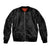 Hawaiian Kakau Art and Hisbiscus Tattoo Sleeve Zip Bomber Jacket Tribal Pattern-Black Gradient Style - Polynesian Pride