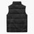 Hawaiian Kakau Art and Hisbiscus Tattoo Sleeveless Puffer Jacket Tribal Pattern-Black Gradient Style - Polynesian Pride