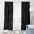 Hawaiian Kakau Art and Hisbiscus Tattoo Window Curtain Tribal Pattern-Black Gradient Style - Polynesian Pride